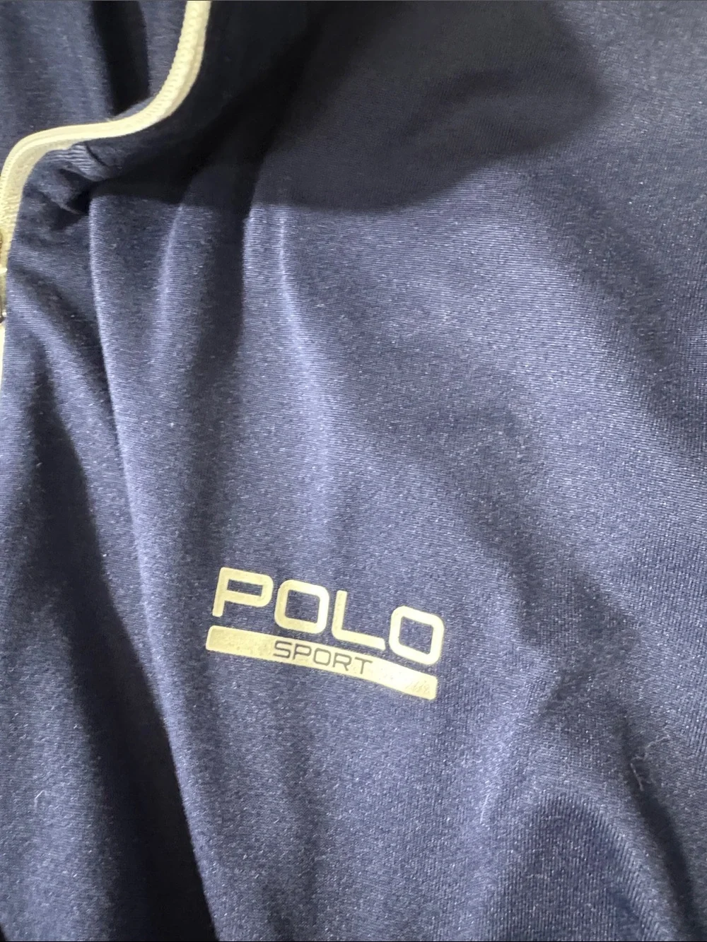 Polo Sport Ralph Lauren mens XL Nancy mule solid performance 1/4 zip sweater